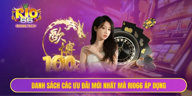 Danh sách các ưu đãi mới nhất mà Rio66 áp dụng đến khách hàng